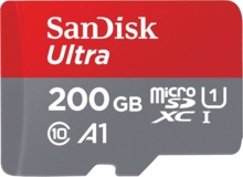 MicroSDXC 200GB SanDisk Ultra Class 10 UHS-I