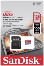 MicroSDXC 128GB SanDisk Ultra Class 10 UHS-I